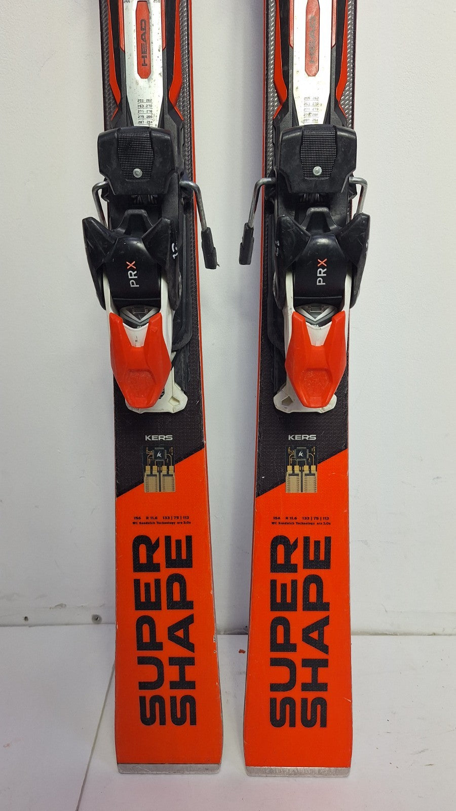 HEAD Supershape i.Rally  156cm Ski + Head PRX12  Bindings Winter Sport