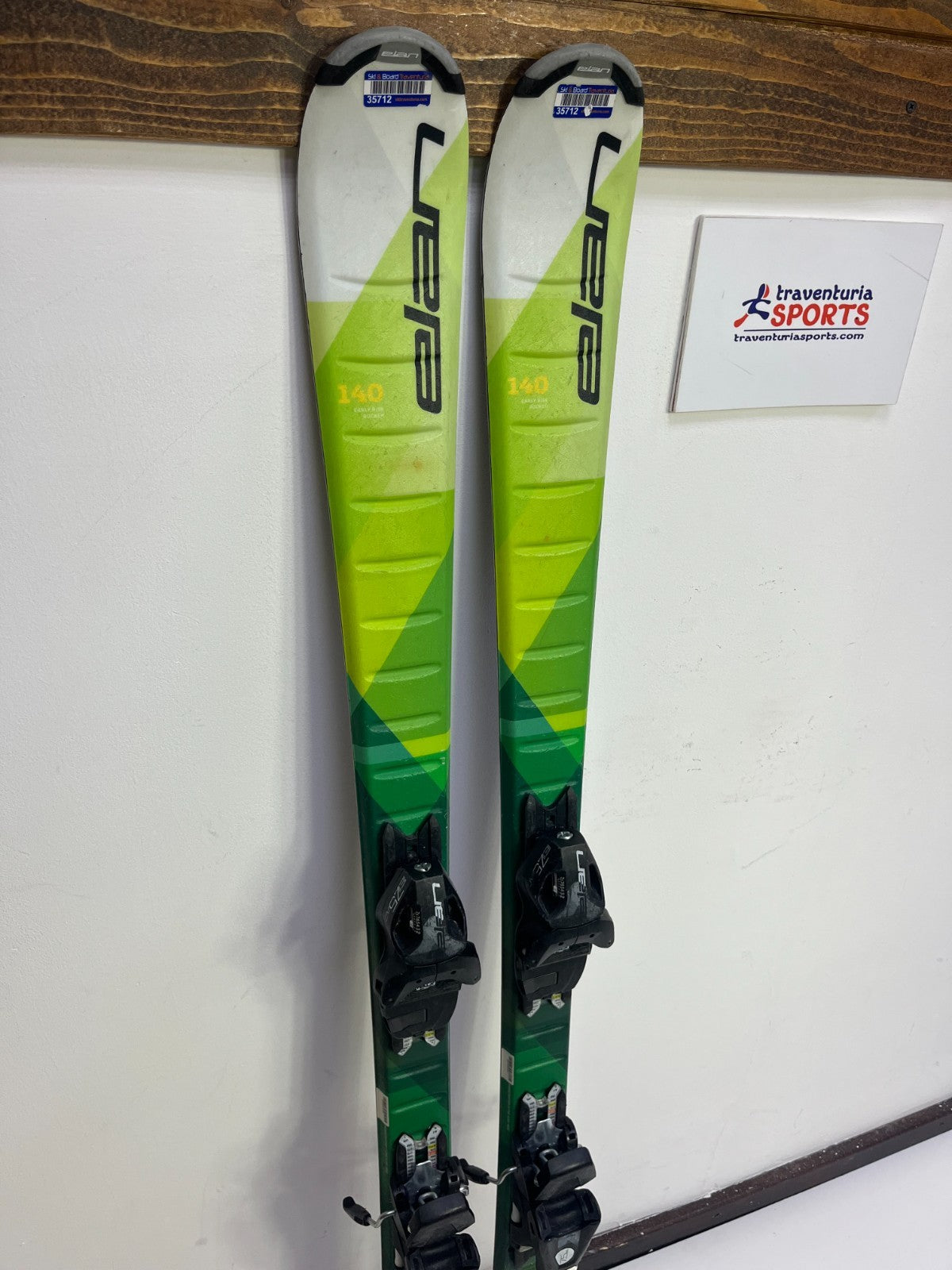 Skis Elan Explore Pro QS 140 + fixations Elan EL 7.5 Sport Neige Hiver