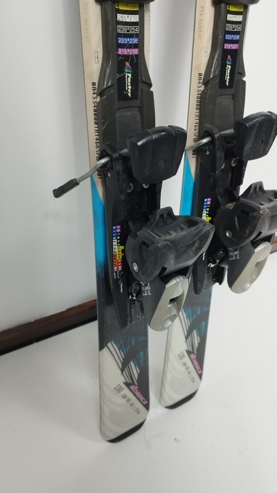 Sci Nordica Little Belle 130 cm + attacchi Elan ESP 7.5 Inverno Outdoor Neve