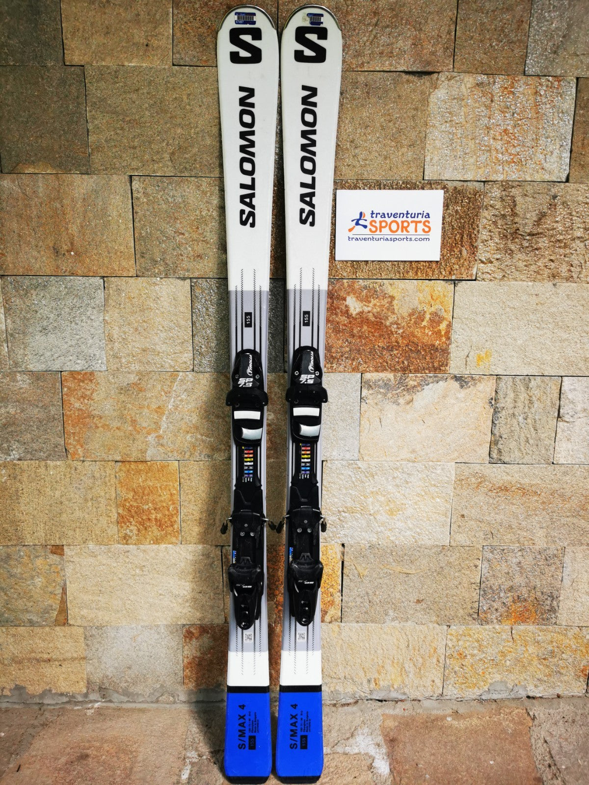 Salomon S/MAX 4 155cm  Ski + Tyrolia SP 7.5 Bindings Winter Sport Fun
