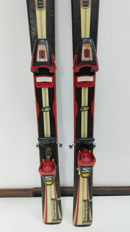 Ski Elan Team Carve 118 cm + fixations Salomon 4.5 Sport d'hiver Plaisir