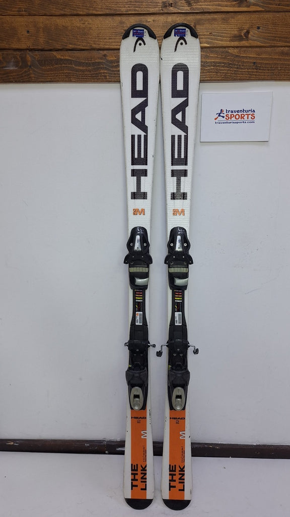 HEAD The Link R Track 150 cm Skis + Elan ESP 10 Bindings Winter Sports Snow Fun