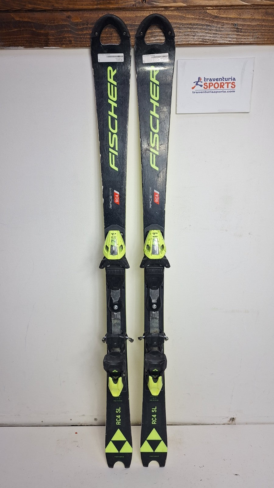 Fischer RC4 SL 140 cm Ski + Fischer 11 Bindings Winter Sports
