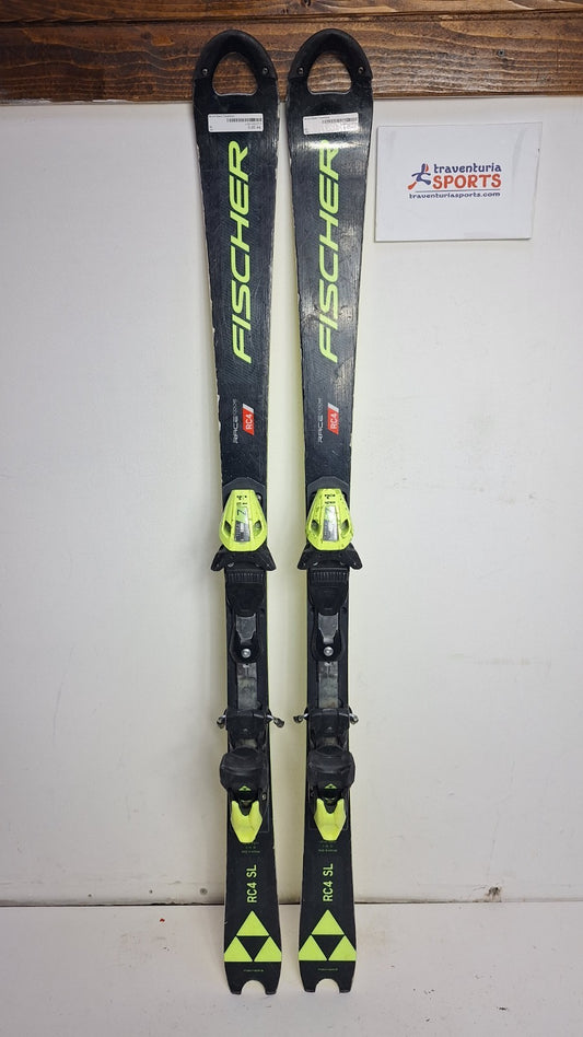 Fischer RC4 SL 140 cm Ski + Fischer 11 Bindings Winter Sports
