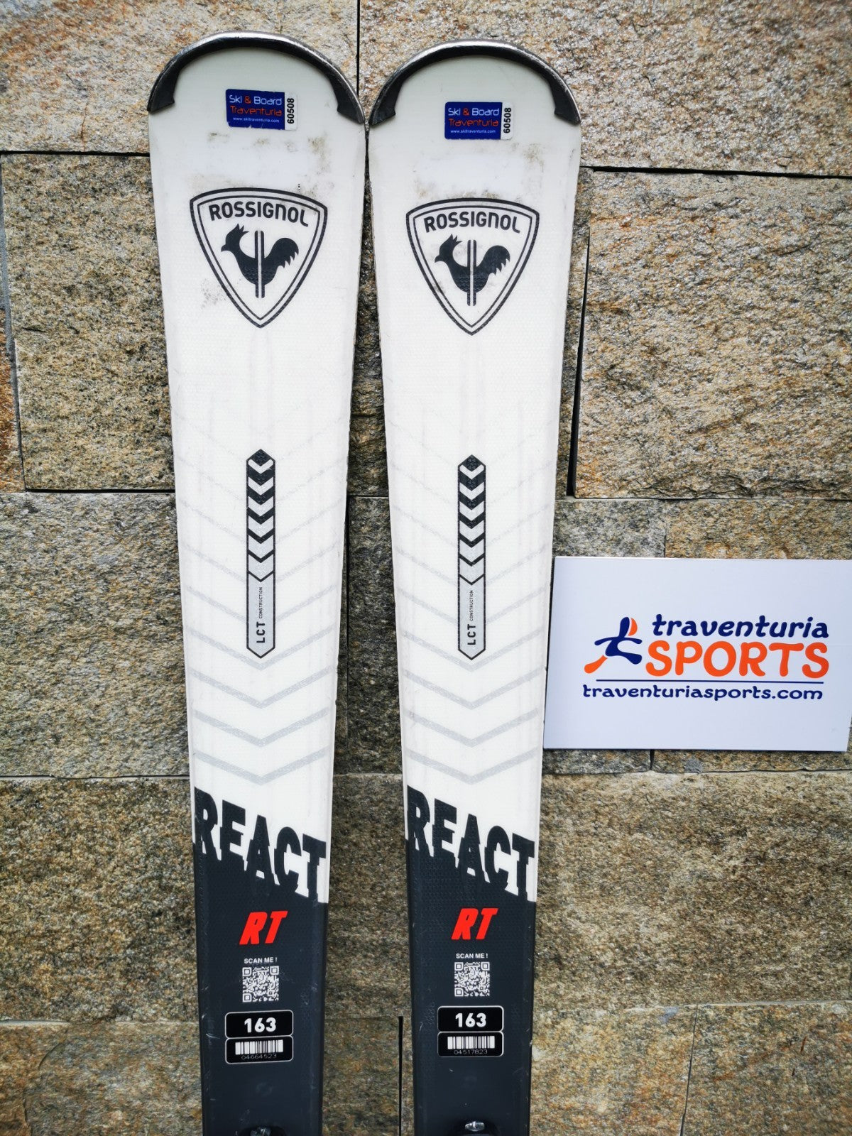 Rossignol REACT RT 163cm  Ski + Tyrolia 10 Bindings Winter Sport Fun