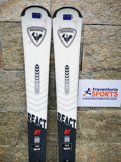 Rossignol REACT RT 163cm  Ski + Tyrolia 10 Bindings Winter Sport Fun