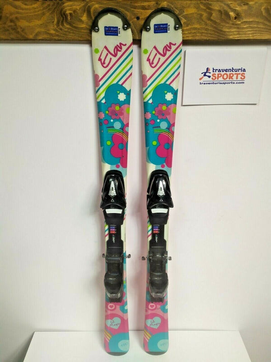 Elan Lil Magic 110 cm Ski + Fischer 4.5 Bindings Winter Sport Snow