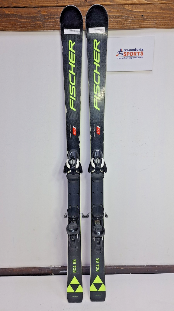 Sci Fischer RC4 GS 143cm + attacchi Salomon 10 Sport Invernali