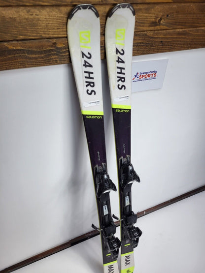 Ski Salomon 24 HRS MAX 154 cm + fixations Salomon 12 Sports d’hiver Aventure