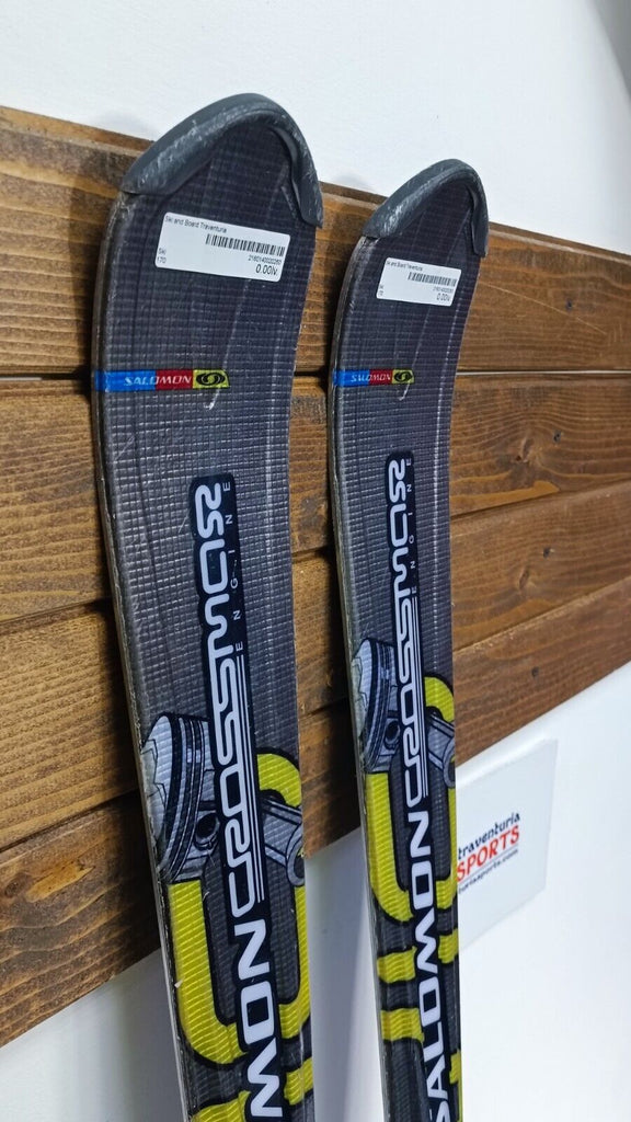 salomon crossmax 10 pilot skis Salomon Cross V10 170cm Ski + Salomon 12 Bindings Winter Sport – Traventuria Sports