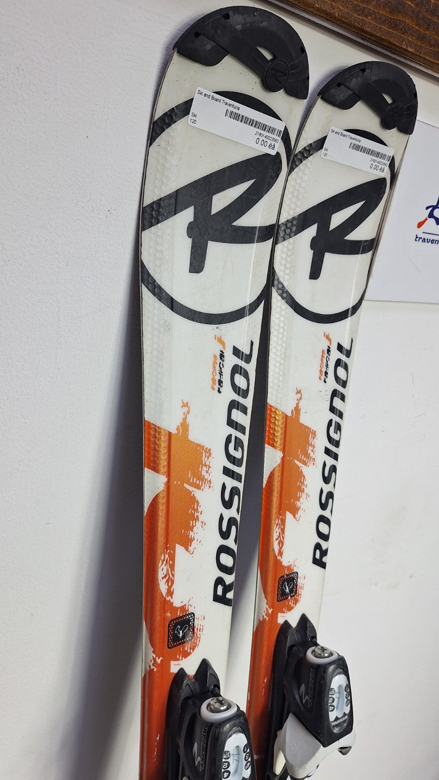 Rossignol Radical 120 cm Ski + Rossignol 4.5 Bindungen Wintersport Schnee