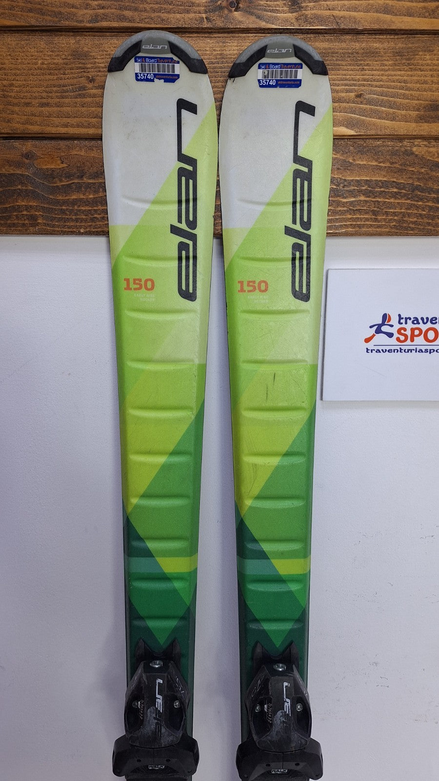 Ski Elan Explore Pro QS 150 + fixations Elan 7.5, plaisir des sports d'hiver sur neige