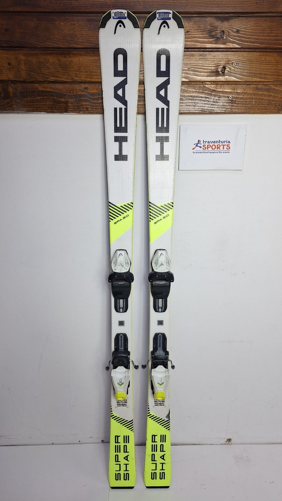Head Supershape SLR Pro 160cm  Ski + HEAD 7.5 Bindings  Winter Sport