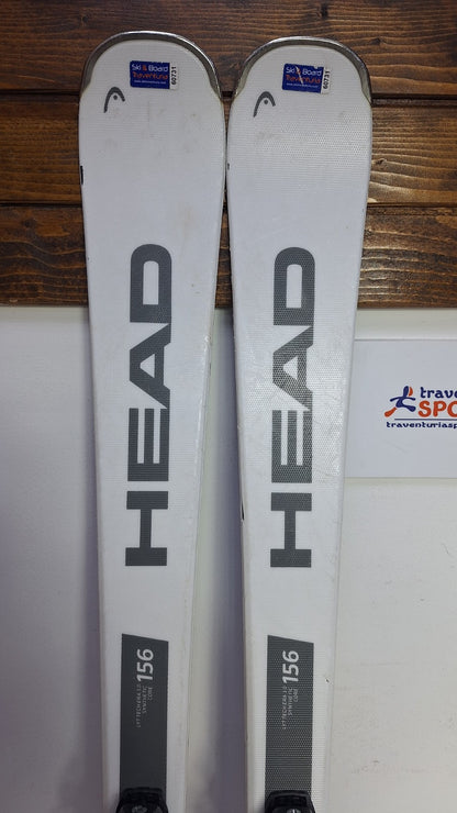 HEAD Shape CX 156cm  Ski + Tyrolia SP 9 Bindings Winter Sport Fun Snow