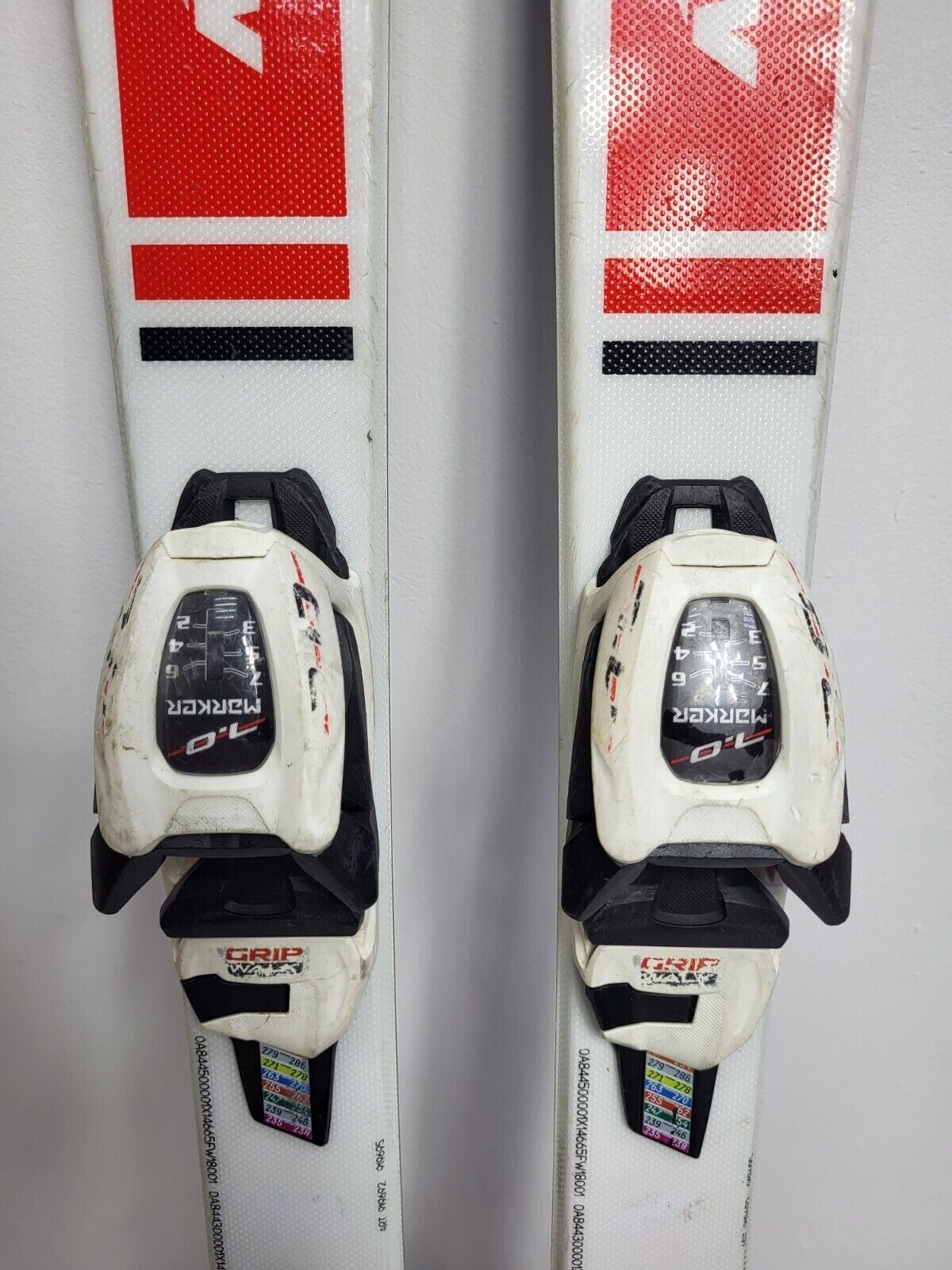Nordica Team Race 120 cm Ski + Fixations Marker 7 Sport Plaisir hivernal