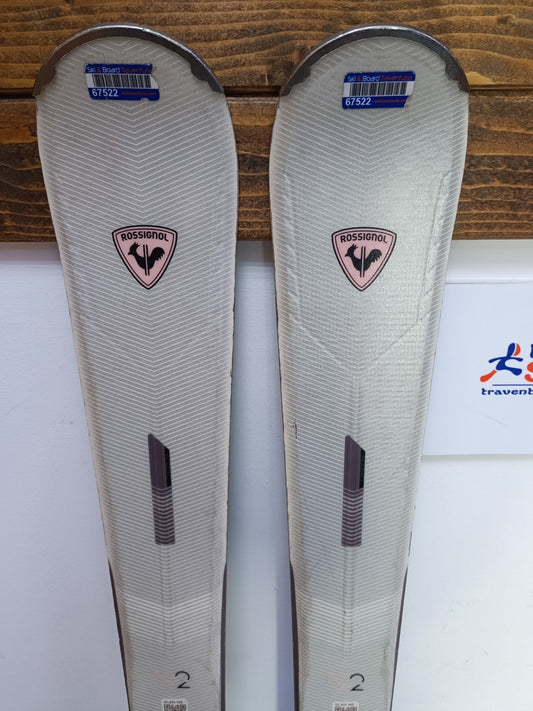 Rossignol Nova2 144 cm Ski + Elan ESR10 Bindungen Winter Fun Snow Sports
