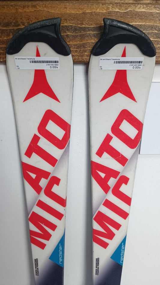 Atomic Redster SL 138cm Ski + Atomic 7 Bindungen Wintersport