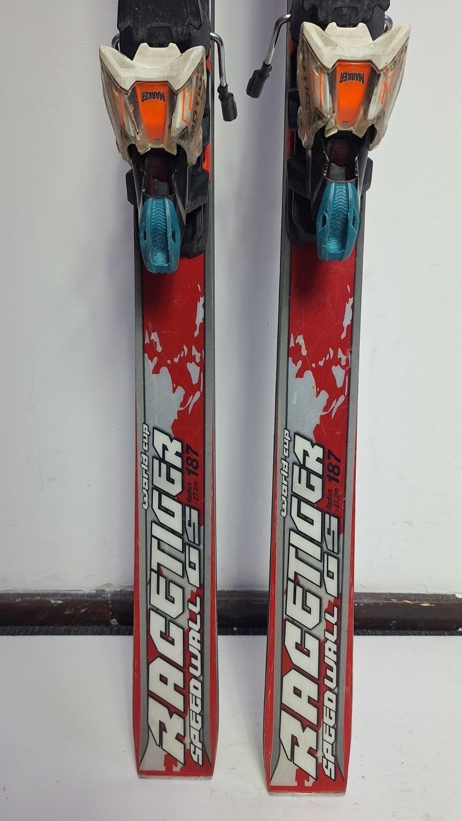 Völkl Racetiger SpeedWall GS 187cm Ski + Marker 16 Bindings Winter Sport
