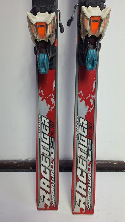 Völkl Racetiger SpeedWall GS 187cm Ski + Marker 16 Bindings Winter Sport