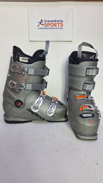 Alpina DSS RTL Skischuhe (EU 39 2/3; UK 6 1/4; Mondo 255) Winter Schnee Spaß