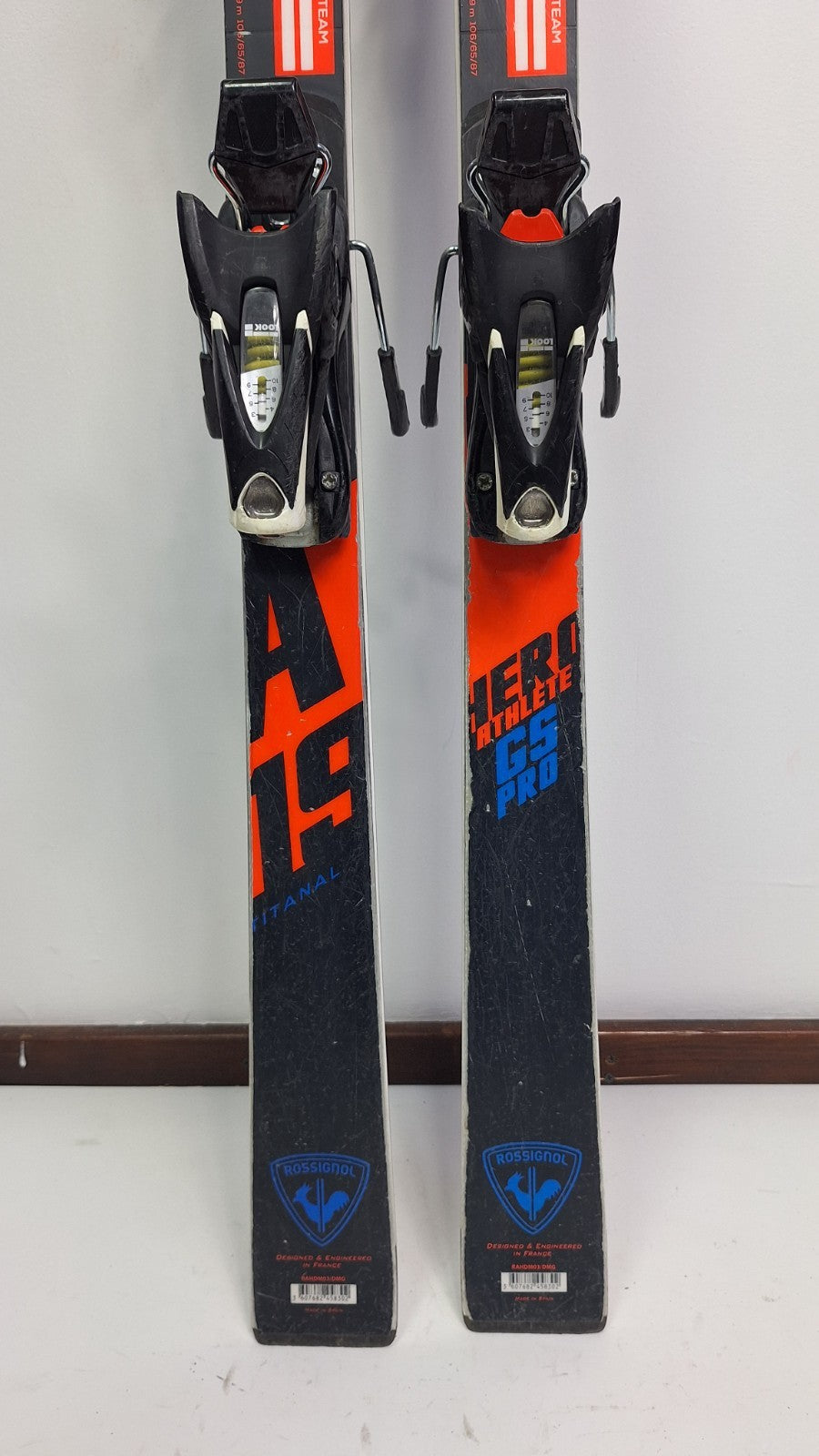 Sci Rossignol Hero FIS GS Pro 165 cm + attacchi Look 10 Divertimento invernale sulla neve
