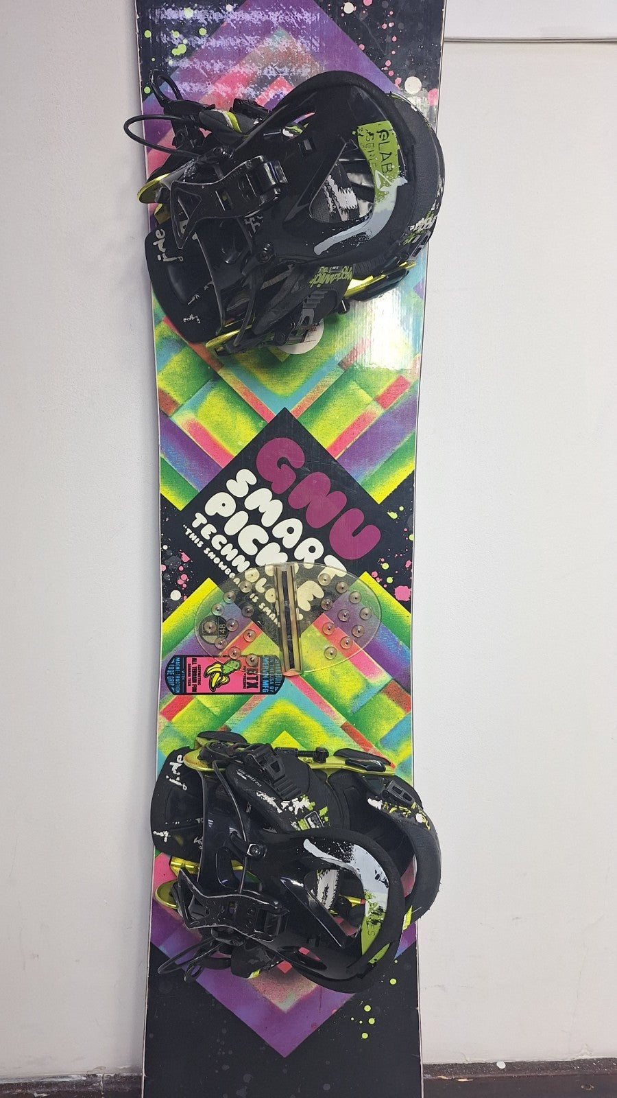 GNU Smart Pickle PBTX 148cm Snowboard + SP(sLAB Series) M Bindings  Fun Snow