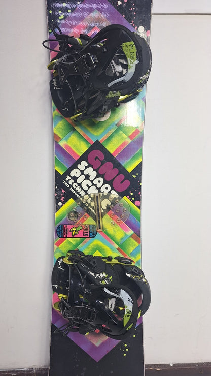 GNU Smart Pickle PBTX 148cm Snowboard + SP(sLAB Series) M Bindings  Fun Snow
