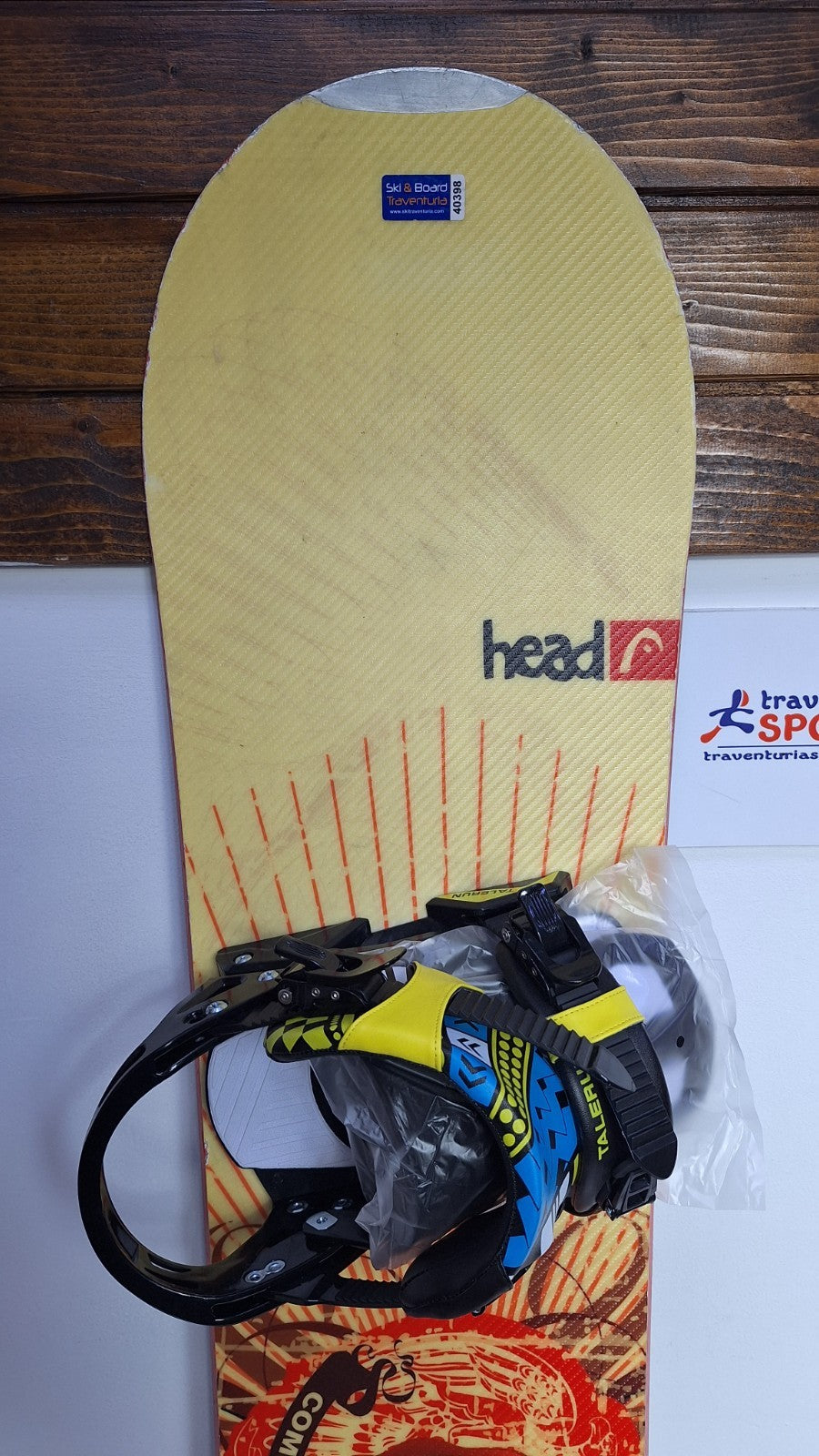HEAD Rocka 4D 159 cm Snowboard + Brand New Talerun L Bindings Winter Sport Fun