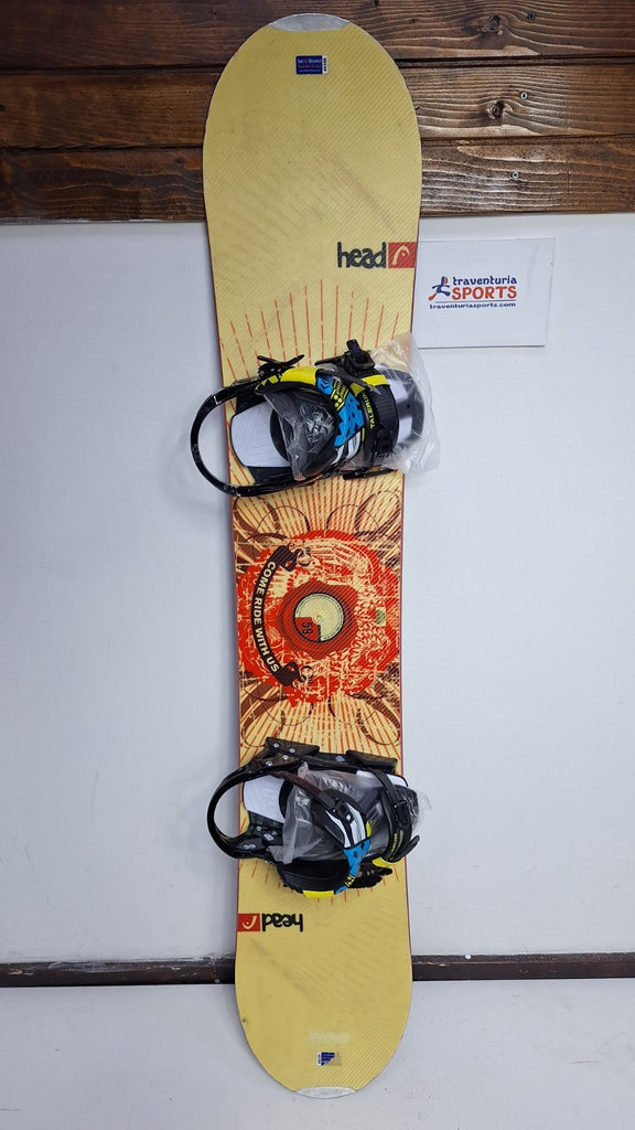 HEAD Rocka 4D 159 cm Snowboard + Brand New Talerun L Bindings Winter Sport Fun
