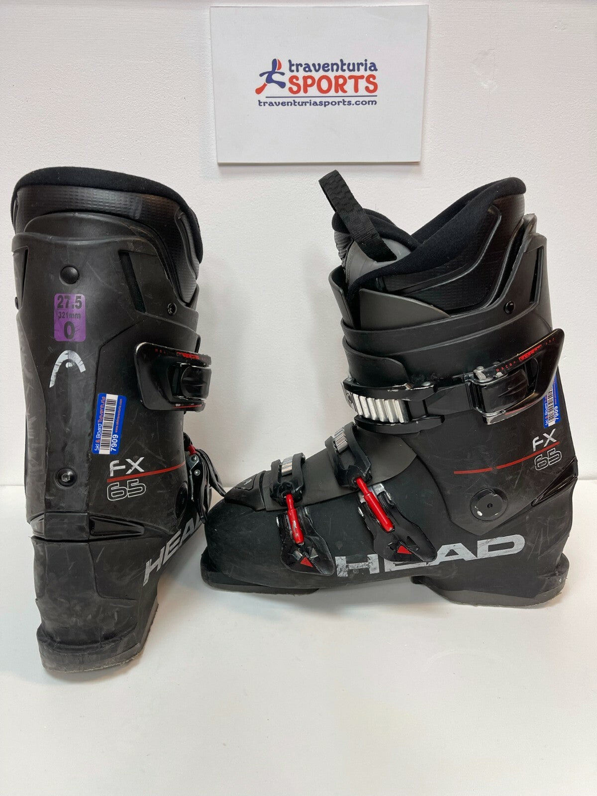 Scarponi da sci HEAD FX 65 (EU 42 2/3; UK 8 1/2; Mondo 275) Sport Divertimento Invernale Neve