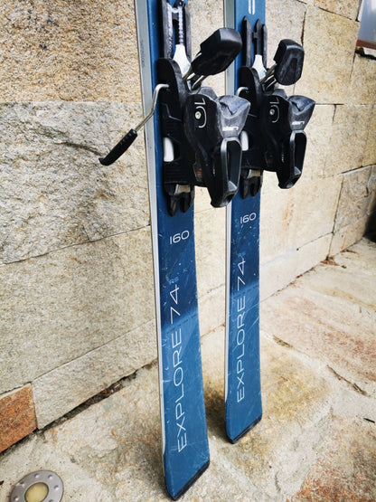 Elan Explore 74 RS LS 160cm  Ski + Elan 10 Bindings Adventure Winter Sport