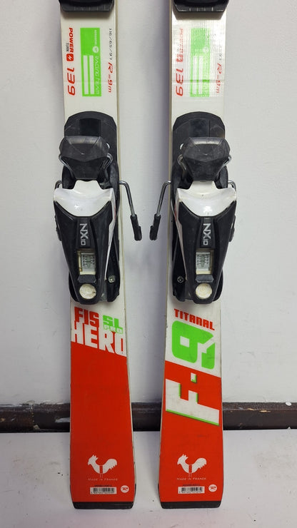 Rossignol Hero FIS SL Pro 139 cm Ski + Look NX 10 Bindings Winter Sport Snow