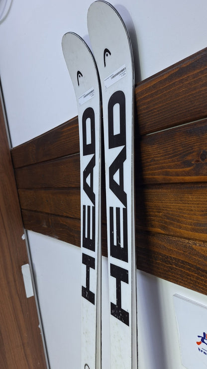 Ski HEAD WC e-Rebels GS 186 cm + fixations HEAD PRD12 - sport d'hiver neige et loisirs