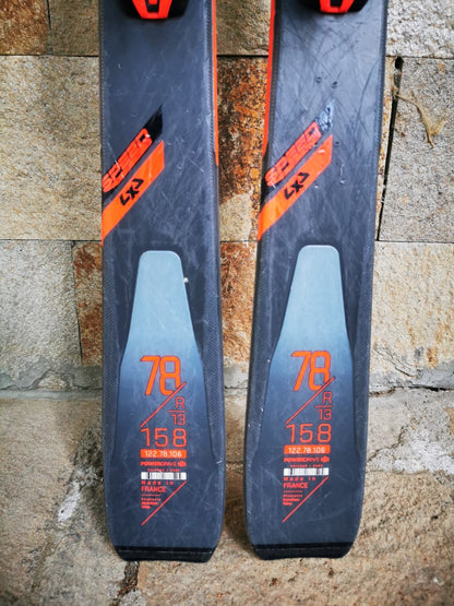 Dynastar Speed Zone 4x4 158 cm Skis + Look 11 Bindings Winter Fun Snow