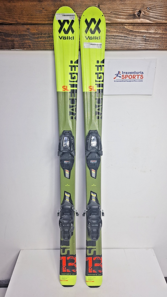 Völkl Racetiger 13 SL 120 cm Ski + Marker 4.5 Bindings Winter Sport Snow Fun