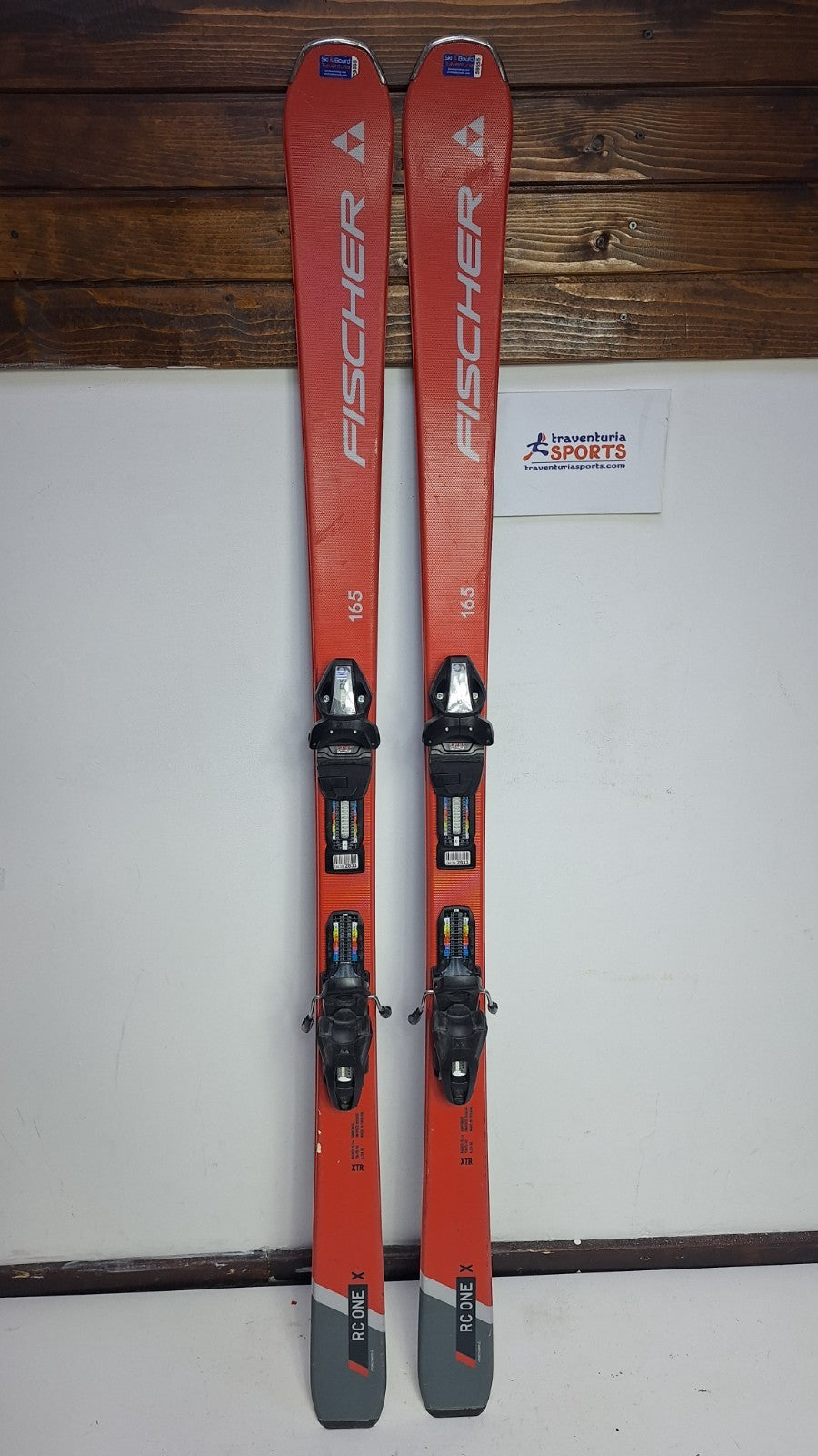 Fischer  RC One  X 165cm  Ski + Fischer RS 9 Bindings Winter Sport Fun