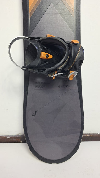 Snowboard HEAD Flex 4D 158W cm + fixations HEAD Rental L Neige d’hiver Aventure