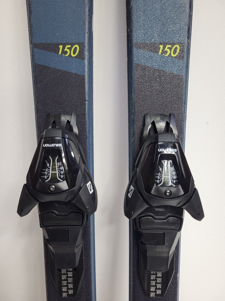Salomon E Pulse 150 cm Ski + NEW Salomon 10 Bindings Adventure