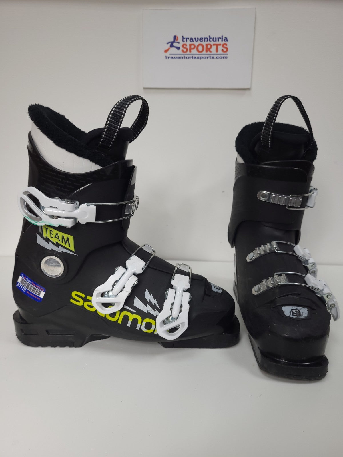 Salomon Team T3 Ski Boots (EU 38 1/3; UK 5; Mondo 245) Sport Winter Snow Fun