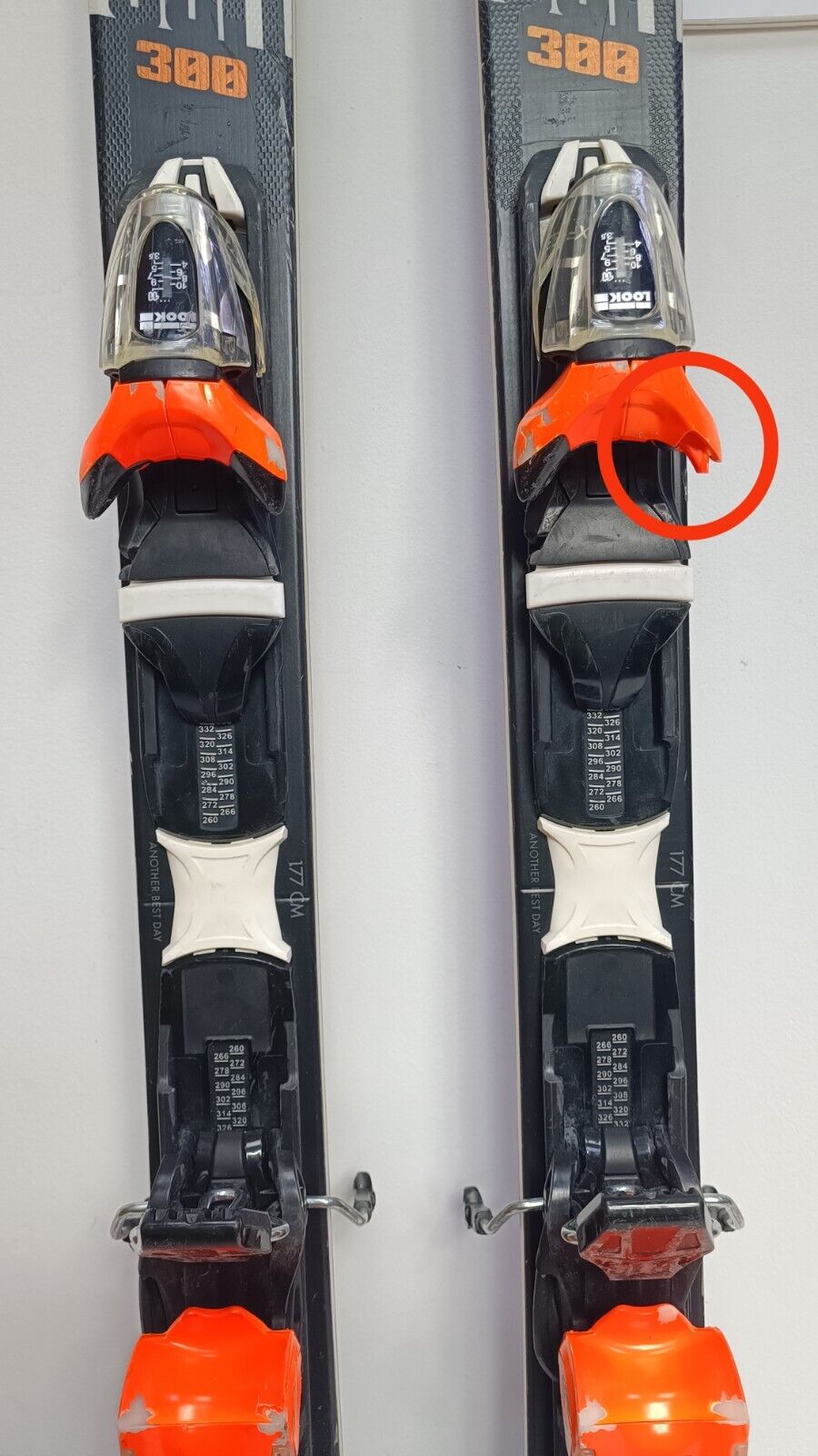 Rossignol Pursuit 300 177cm Ski + Look 11 Bindings Winter Adventure Winter
