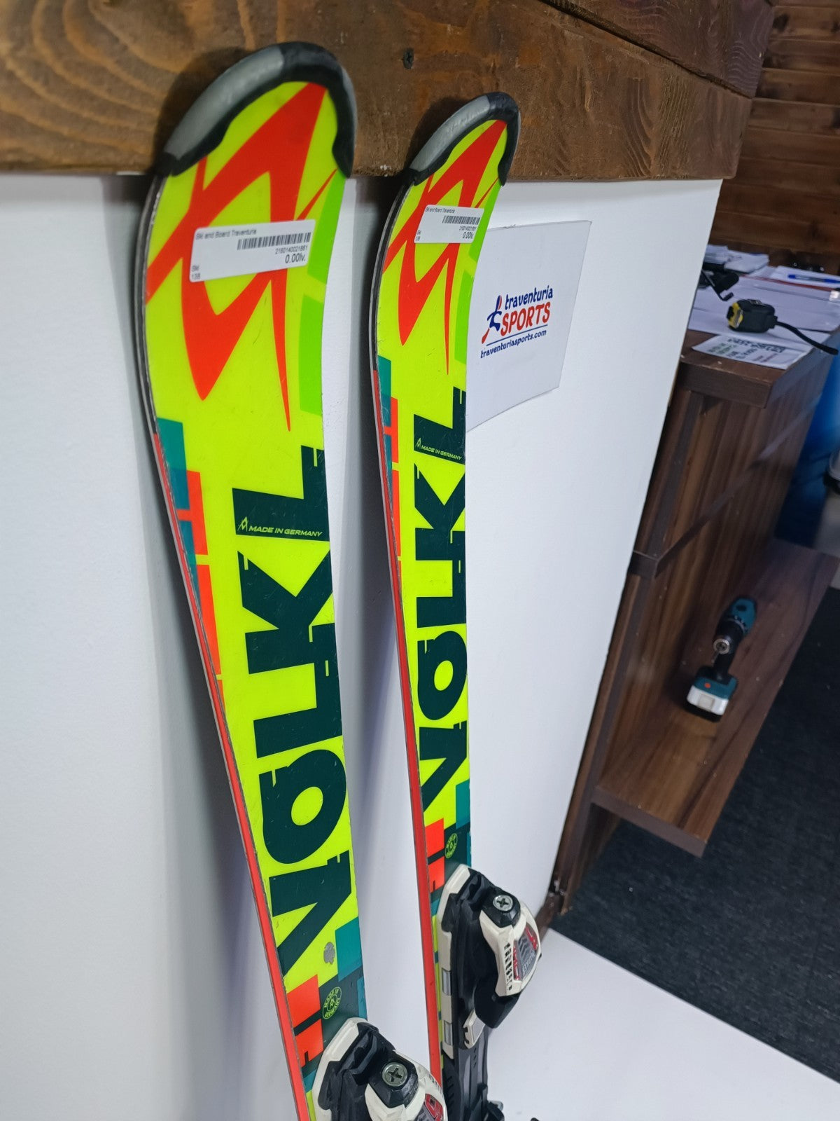 Völkl Racetiger SL WC 138 cm Sci + Marker 10 attacchi Sport invernali Snow Fun