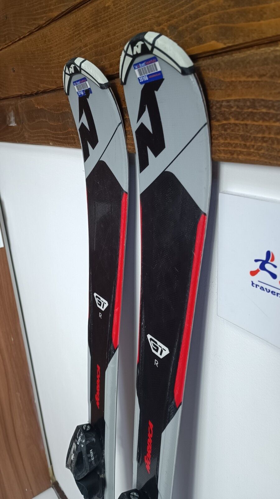 Nordica GT R EVO 144cm Ski + Elan ESR 10  Bindings Winter Fun Snow Sport