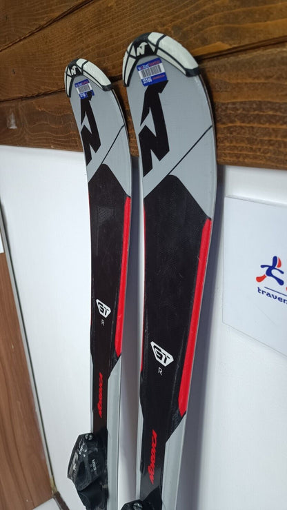 Nordica GT R EVO 144cm Ski + Elan ESR 10  Bindings Winter Fun Snow Sport