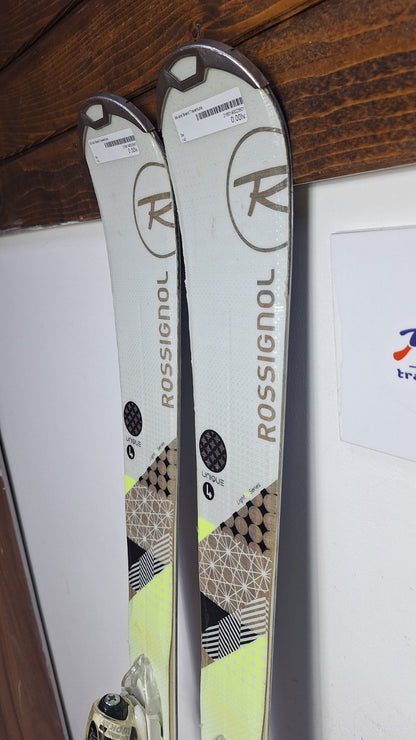 Rossignol Unique 4 142cm Skis + Look 10 Bindings Winter Fun Snow