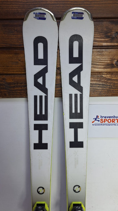 HEAD WC Rebels e-SLR 163cm Ski + HEAD PR 11  Bindings Winter Sport