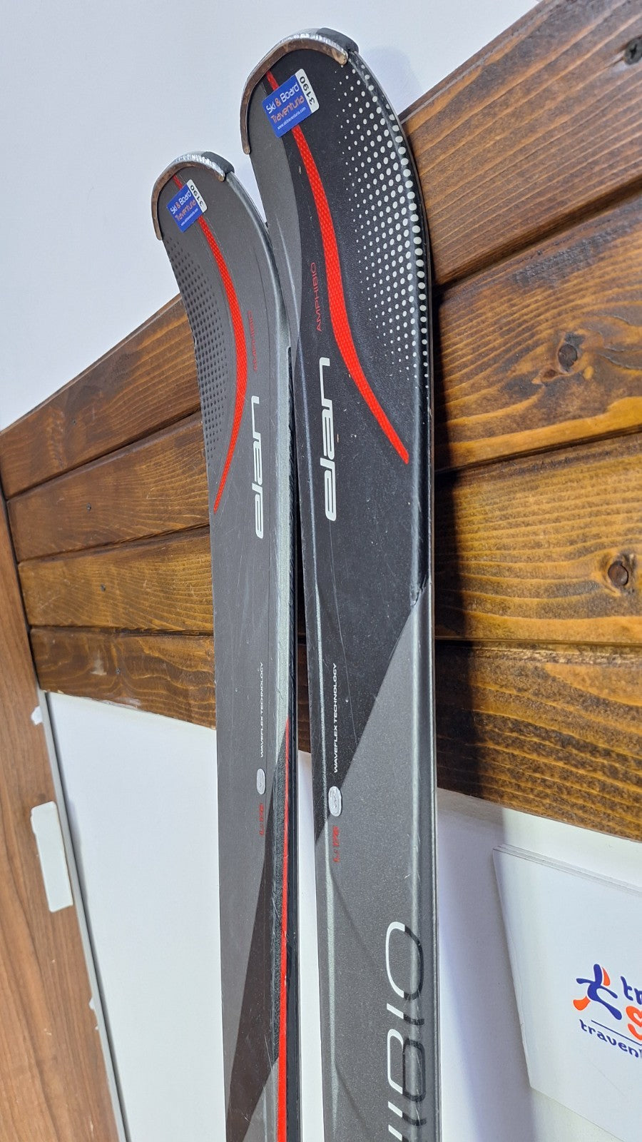 Elan Amphibio 76 176cm Ski + Elan EL 10  Bindings Winter Adventure Outdoor
