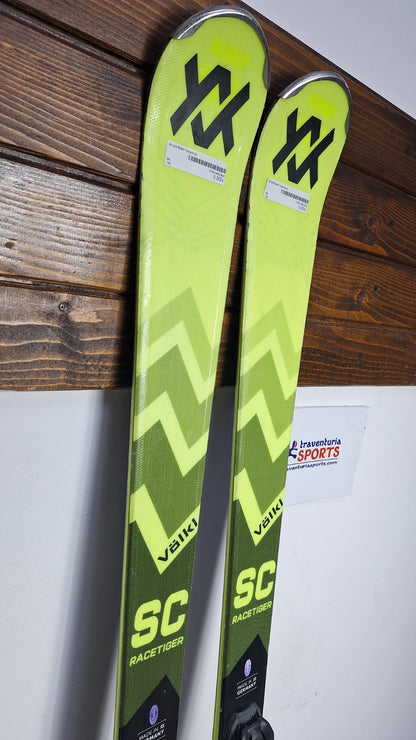 Volkl Racetiger SC 165cm Ski + Marker 10 Bindings Winter Sport