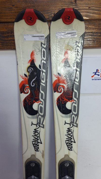 Rossignol Attraxion 146cm Ski + Rossignol 9 Bindings Winter Sport Snow