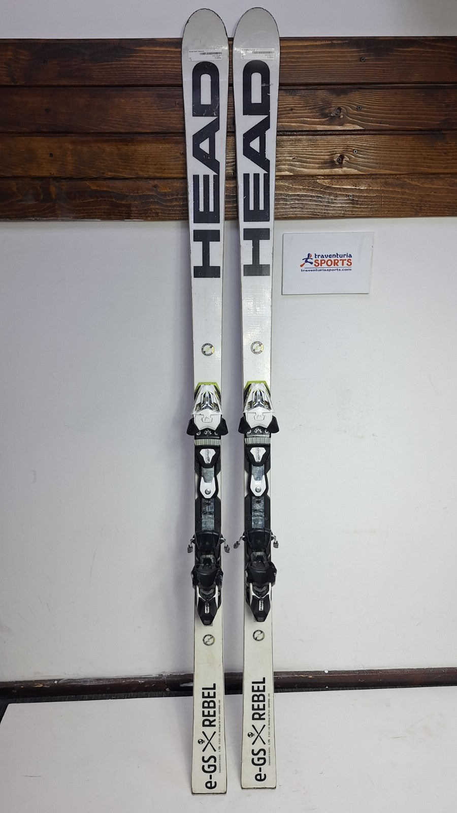 HEAD e-GS Rebel 176 cm Skis + HEAD 14 Bindings Winter Fun Snow