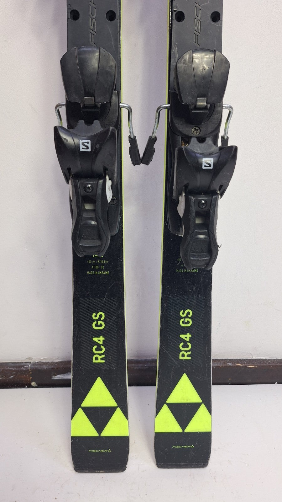 Sci Fischer RC4 GS 143cm + attacchi Salomon 10 Sport Invernali